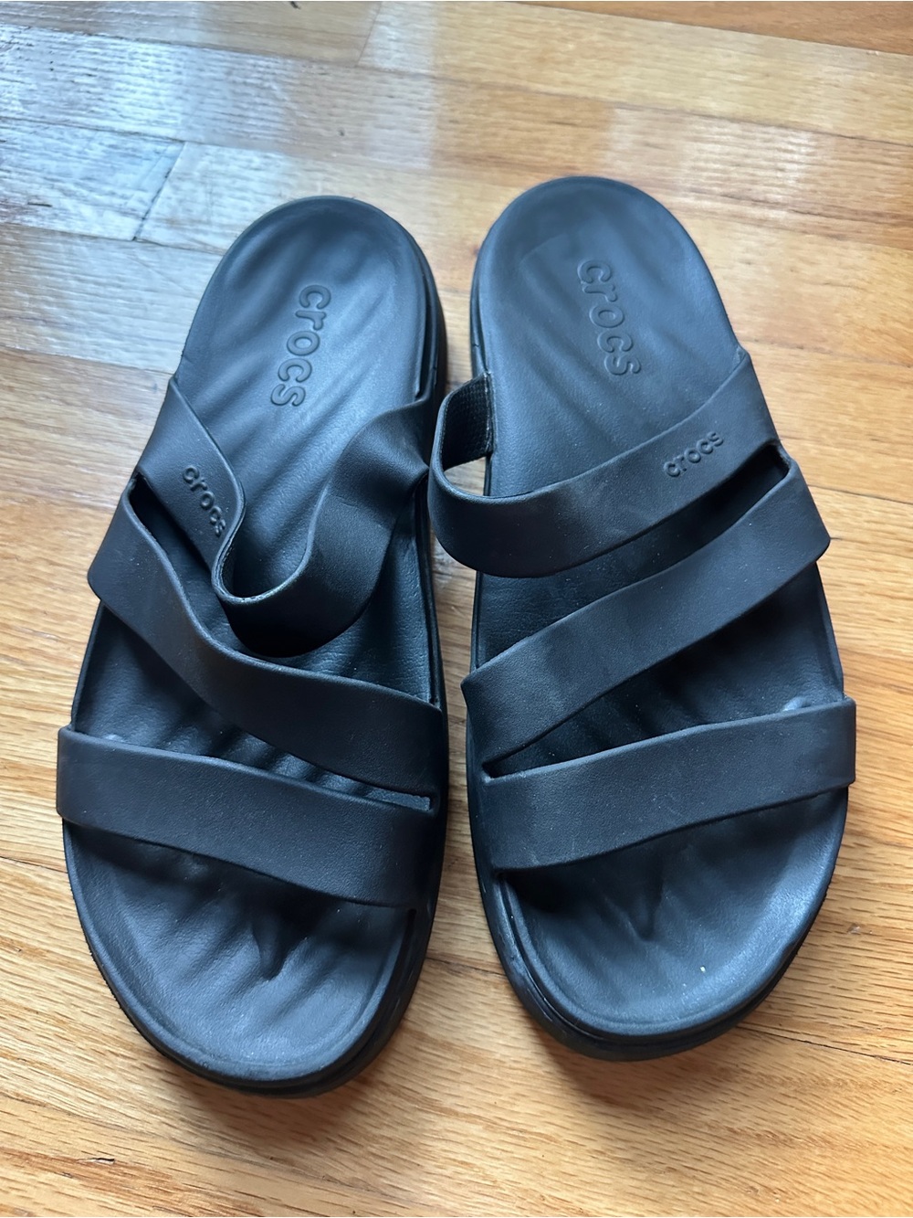 Crocs Getaway Strappy Sandals Black Women’s Size 10